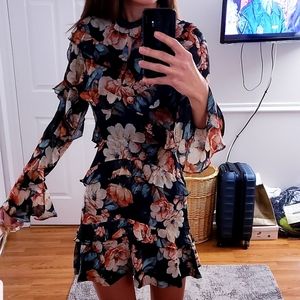 Nicholas Lola Floral Ruffle Dress